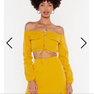 NASTY GAL crop top NWT